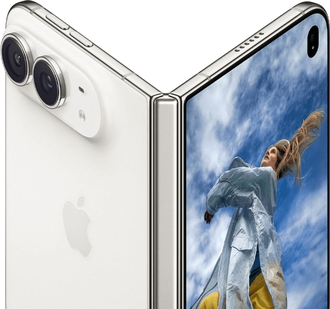 Detalhe da dobradiça do iPhone Duo